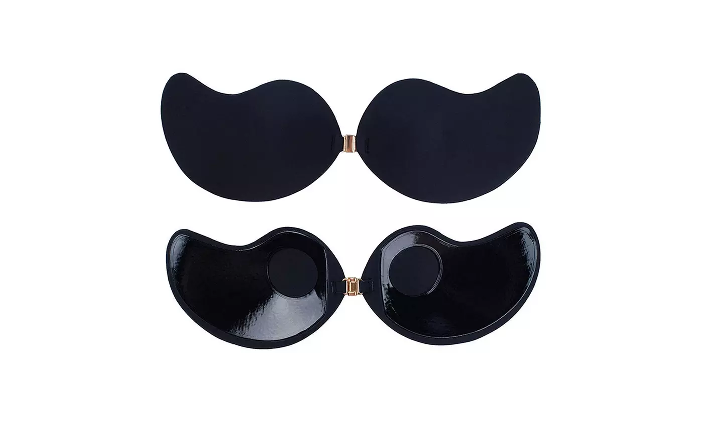 Womens Self-Adhesive Invisible Bra Backless Push Up Sticky Mango Bra - Second Medium