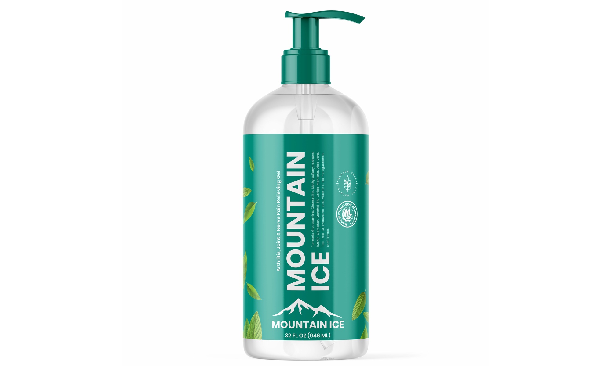 Mountain Ice Pain Relief Gel 32 oz Pump
