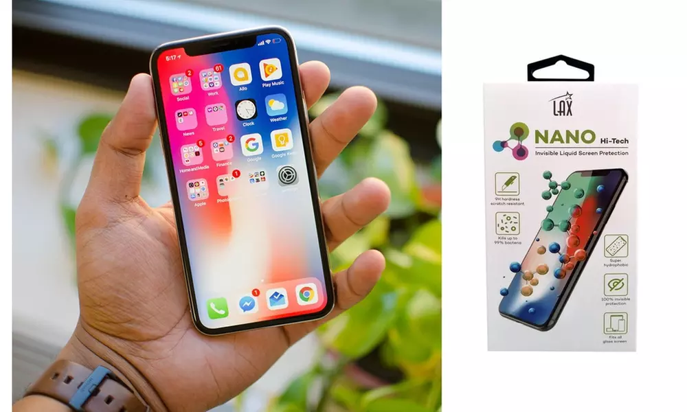 Liquid Glass Screen Protector for Phones, Smartwatches and Tablet