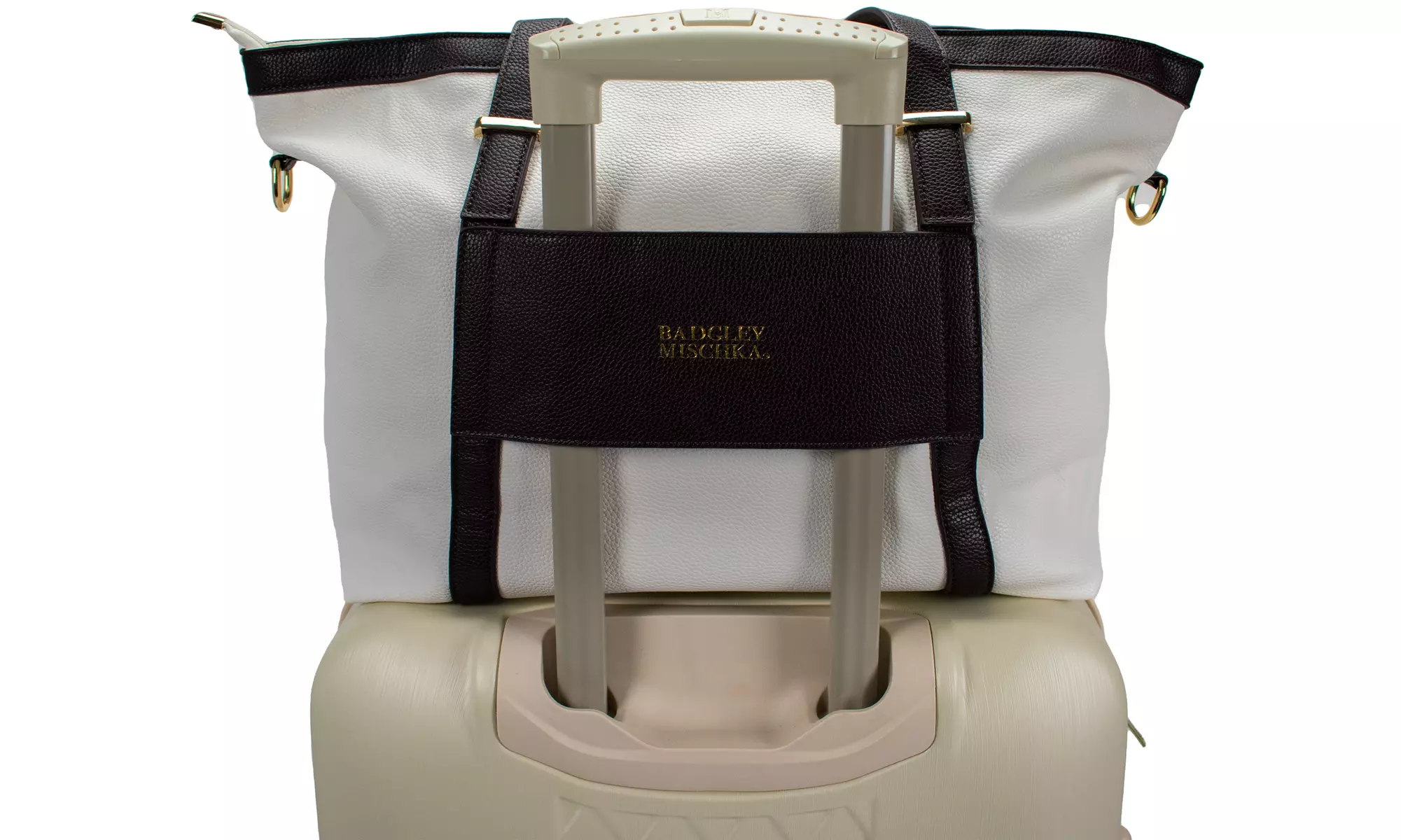 BADGLEY MISCHKA Anna XL Vegan Leather Weekender Tote Bag