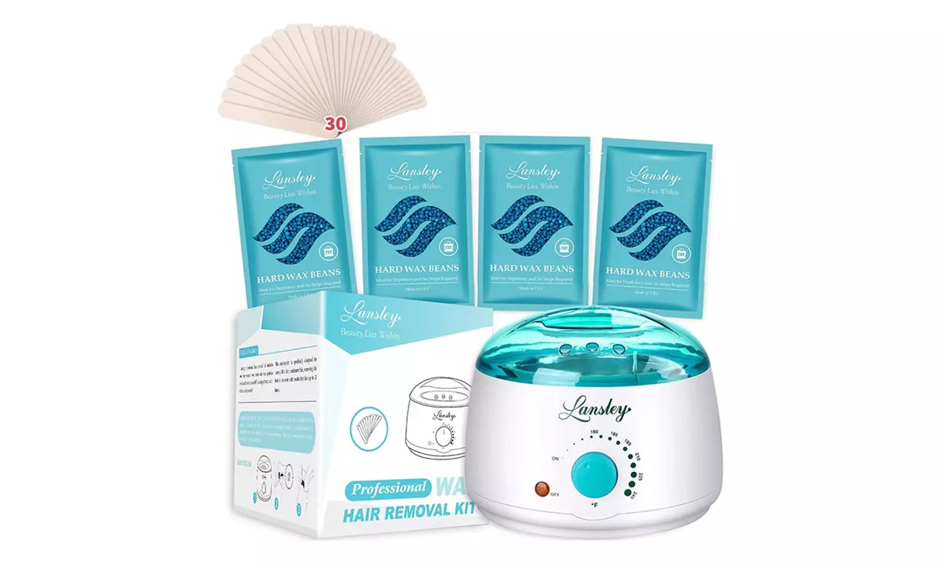 Lansley Wax Warmer Hair Removal Home Waxing Kit Electric - New - Second Medium