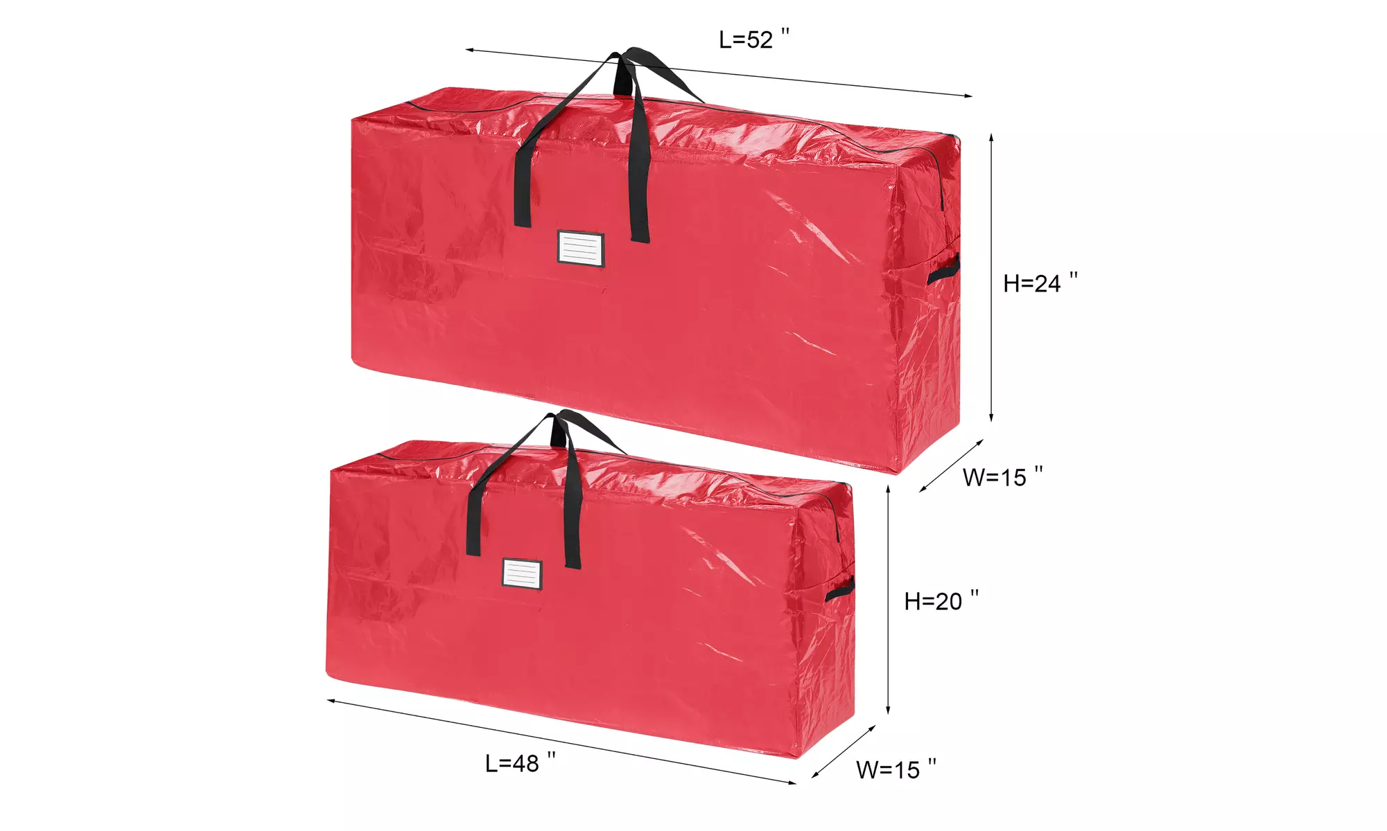 2-Pack of Christmas Tree Storage Bags for 7.5 ft. Trees and 9 ft. Trees