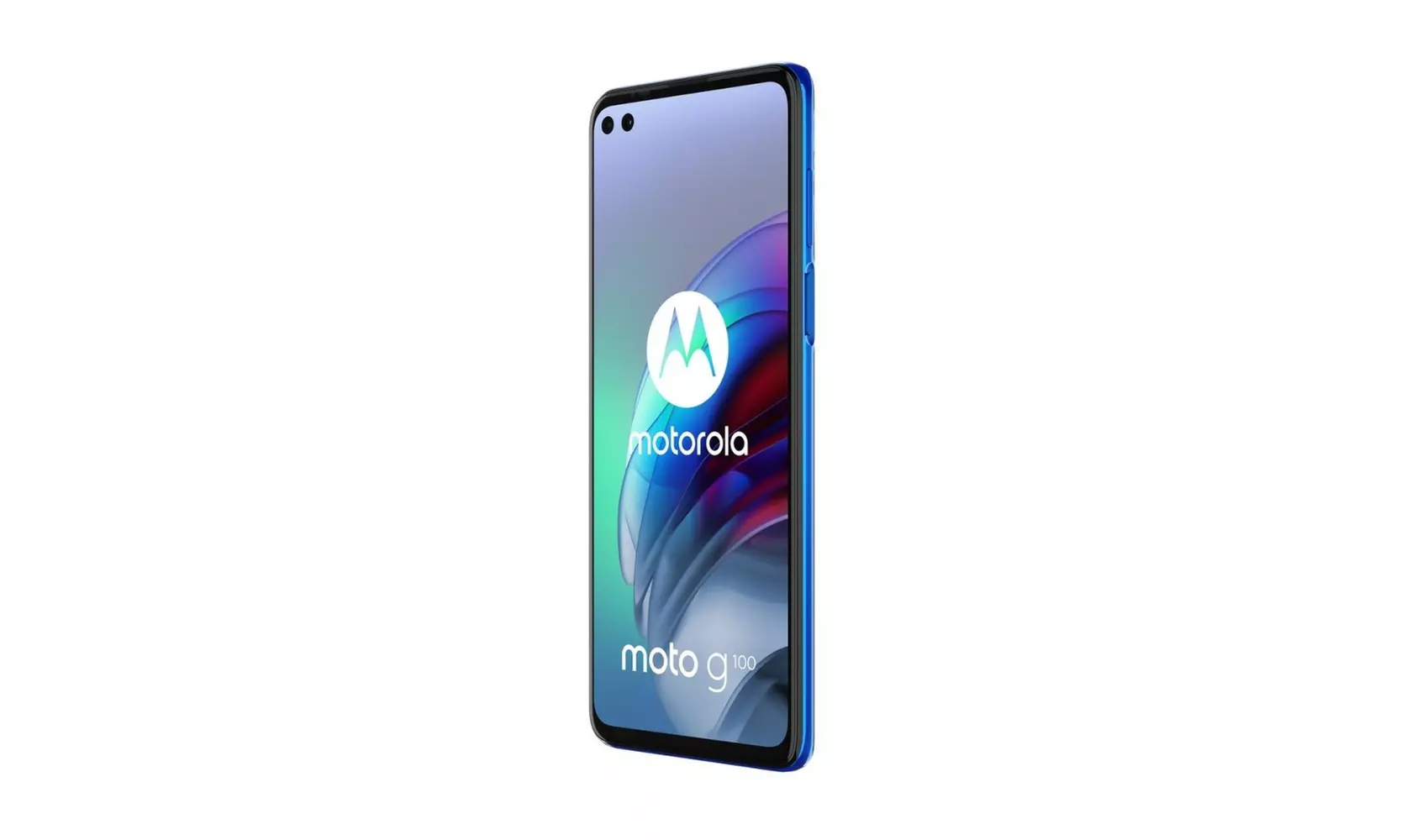 Motorola Moto G100 XT2125-4 128GB Dual Sm GSM Unlocked Phone - Iridescent Ocean - Second Medium