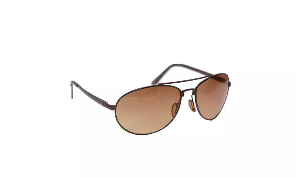 HD Vision "Aviator" High Definition UV400 Sunglasses- Bronze - Primary Image