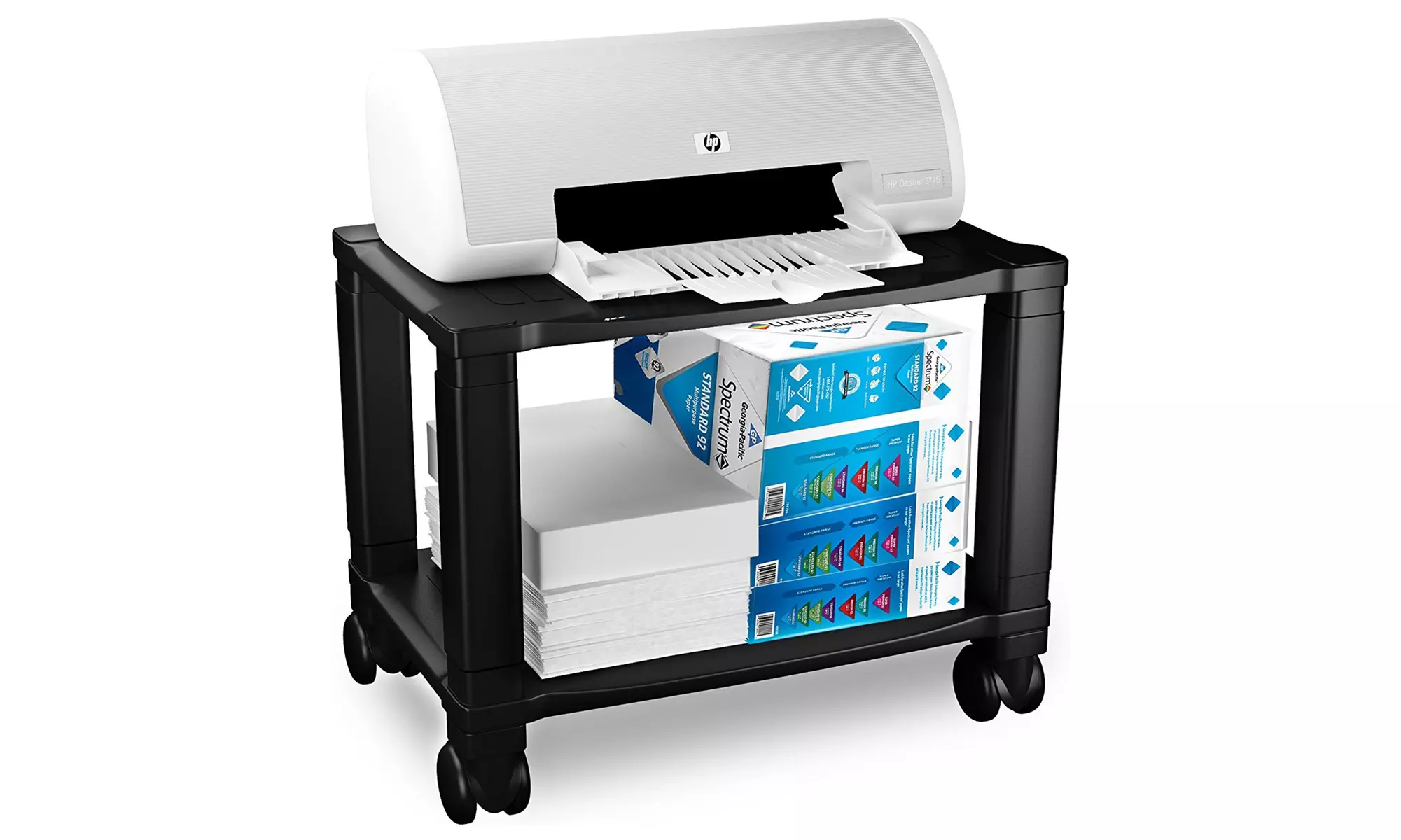 Two-Tier Printer Stand with Wheels by Home-Complete - Primary Image
