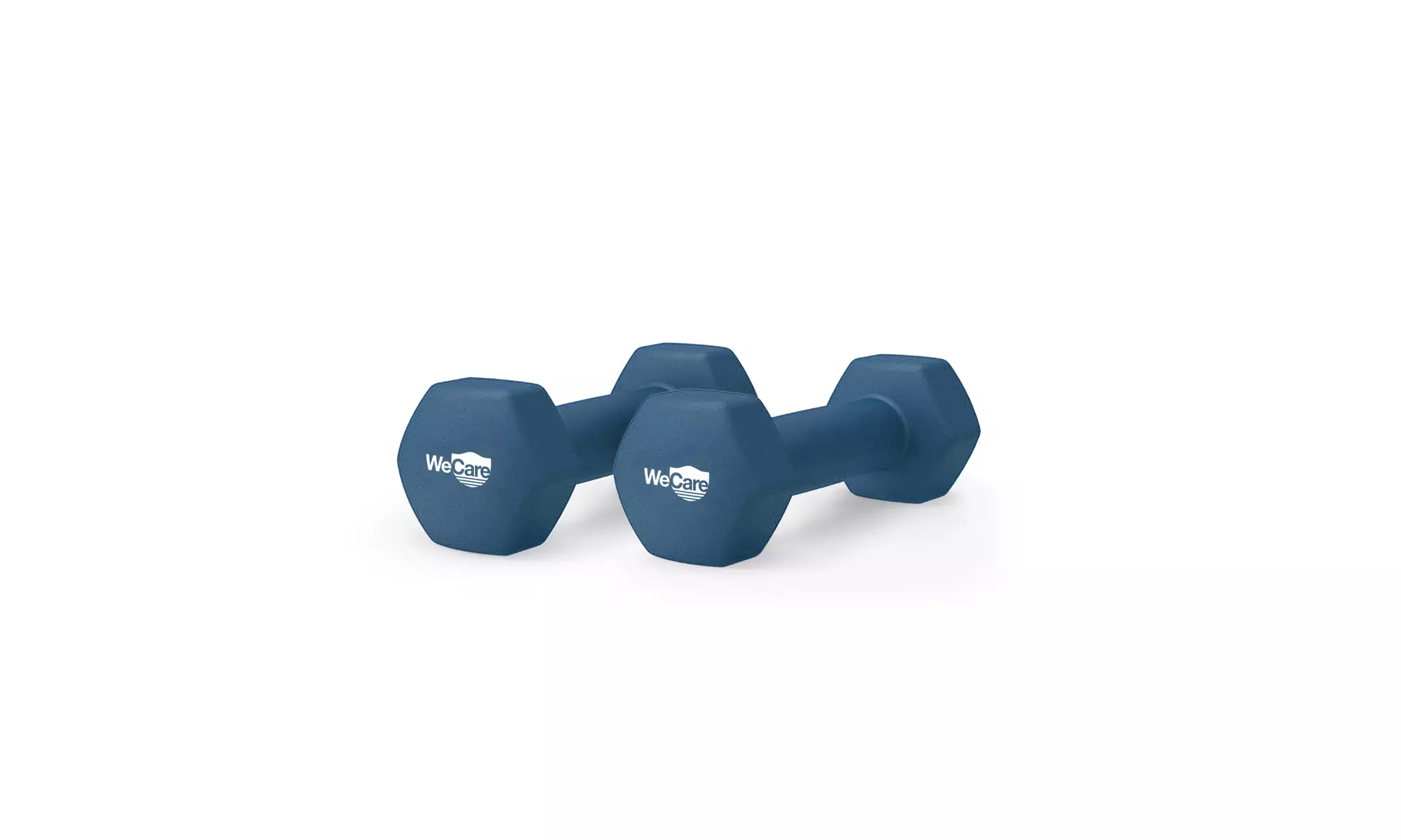 WeCare Neoprene Coated Dumbbells for Non-Slip Grip (Set of Two)