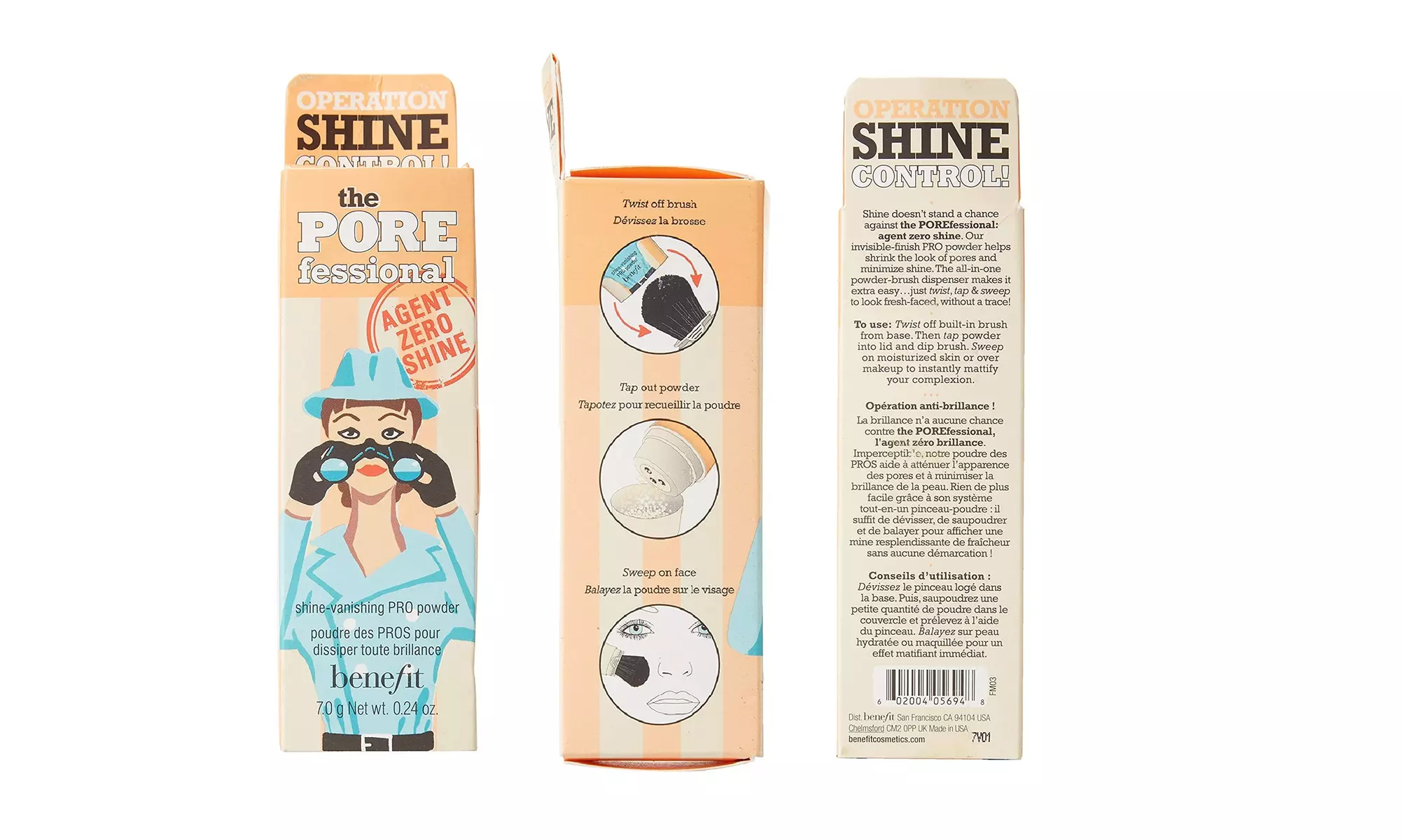 Benefit The Porefessional Agent Zero Shine Powder Shine Vanishing Powder -2 pack - Second Medium