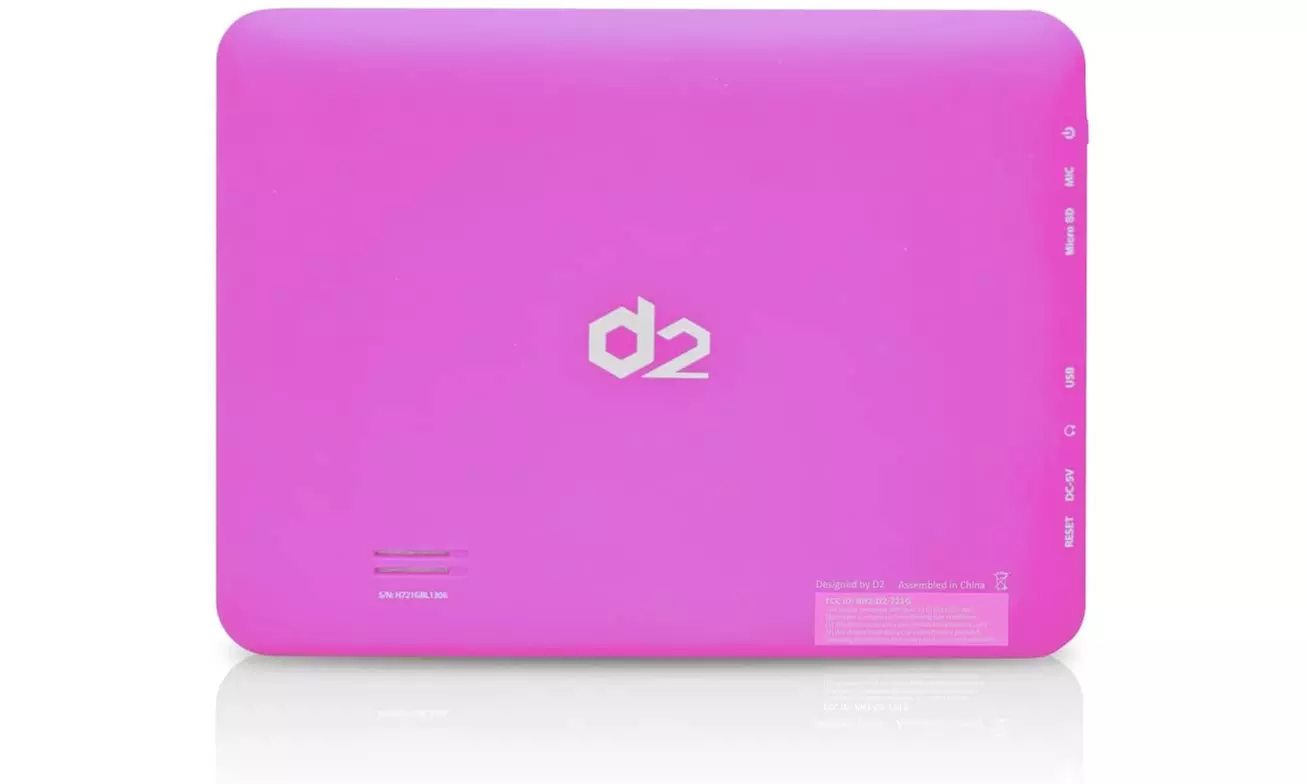Digital2 D2-721G 7-Inch Tablet Android 4.1 Jelly Bean (Pink) - Refurbished - Second Medium