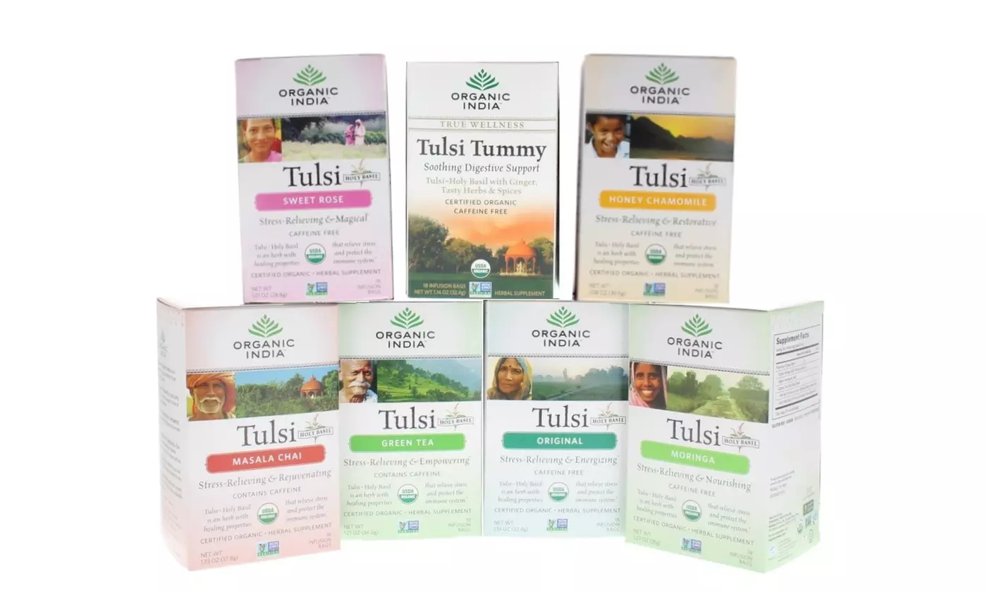 Organic India Teas and Infusions (Multiple Options Available) - Primary Image