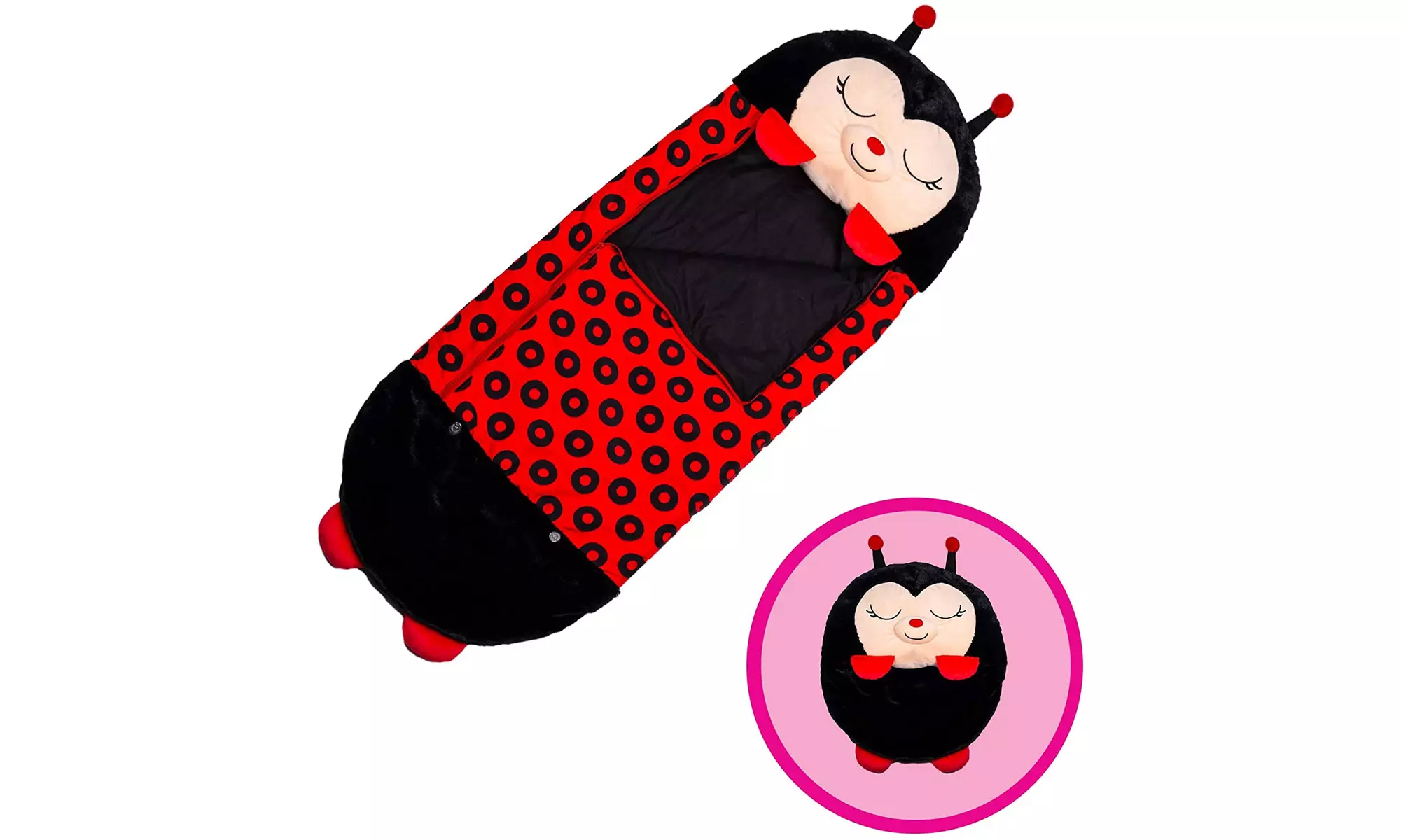 Happy Nappers Pillow & Sleepy Sack Comfy, Cozy, Compact, Large 66" x 30" - New - Primary Image