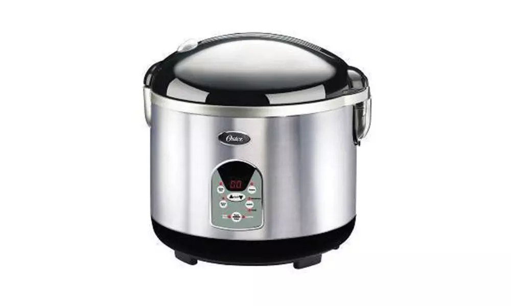 Oster Smart Digital 20-Cup Rice Cooker-Brush Stainless Steel - Second Medium