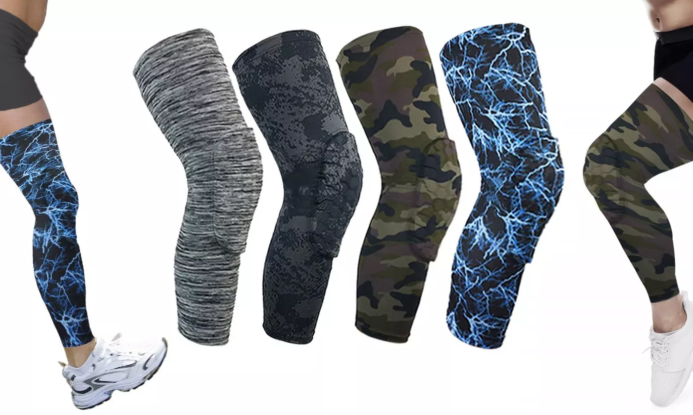Jojo Leg Compression Sleeve with Padded Knee Support (4 Colors) - Primary Image