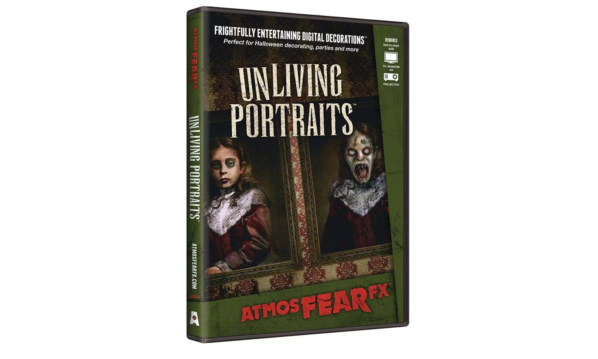 AtmosFX UnLiving Portraits Halloween Digital Decorations - Second Medium
