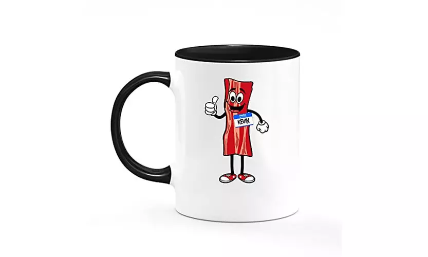 Hello My Name is Kevin Bacon Funny Pop Culture Mug - Primary Image