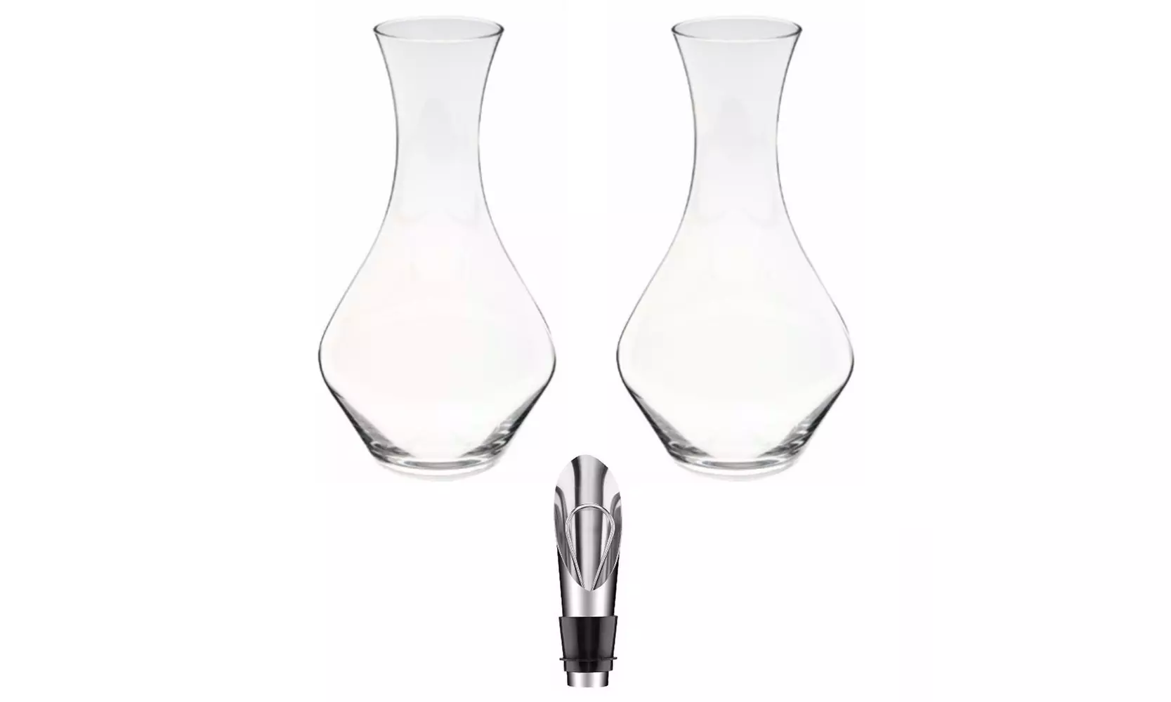 Riedel Cabernet Wine Decanter (2-Pack) and Wine Pourer with Stopper - Primary Image