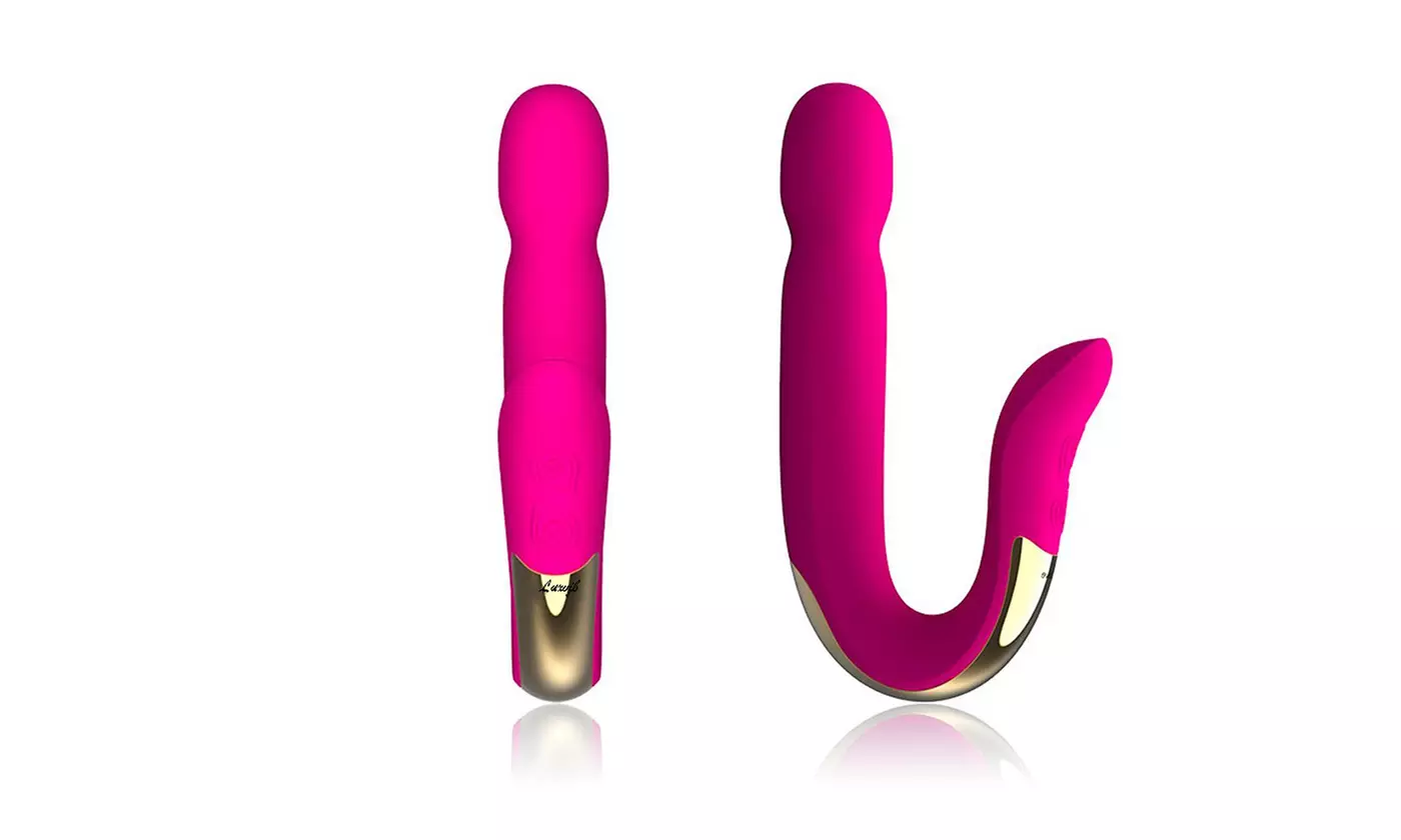 Luxvib G-spot Dual Vibrator, U shaped Clit Vibrating Dildo and Wand - Primary Image