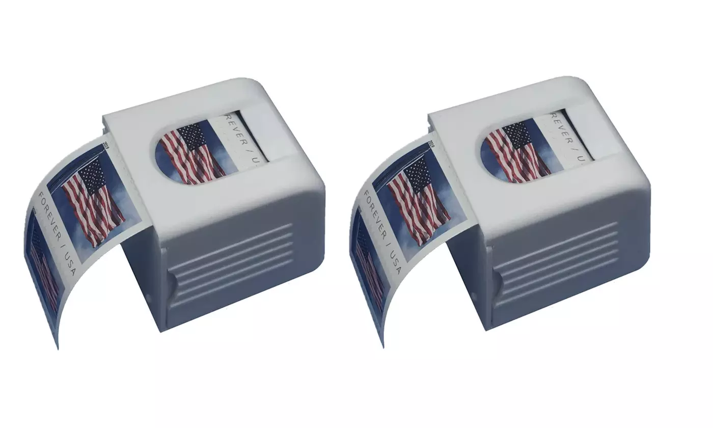 2Pcs Stamp Roll Dispenser with 200 Stamps  - Primary Image