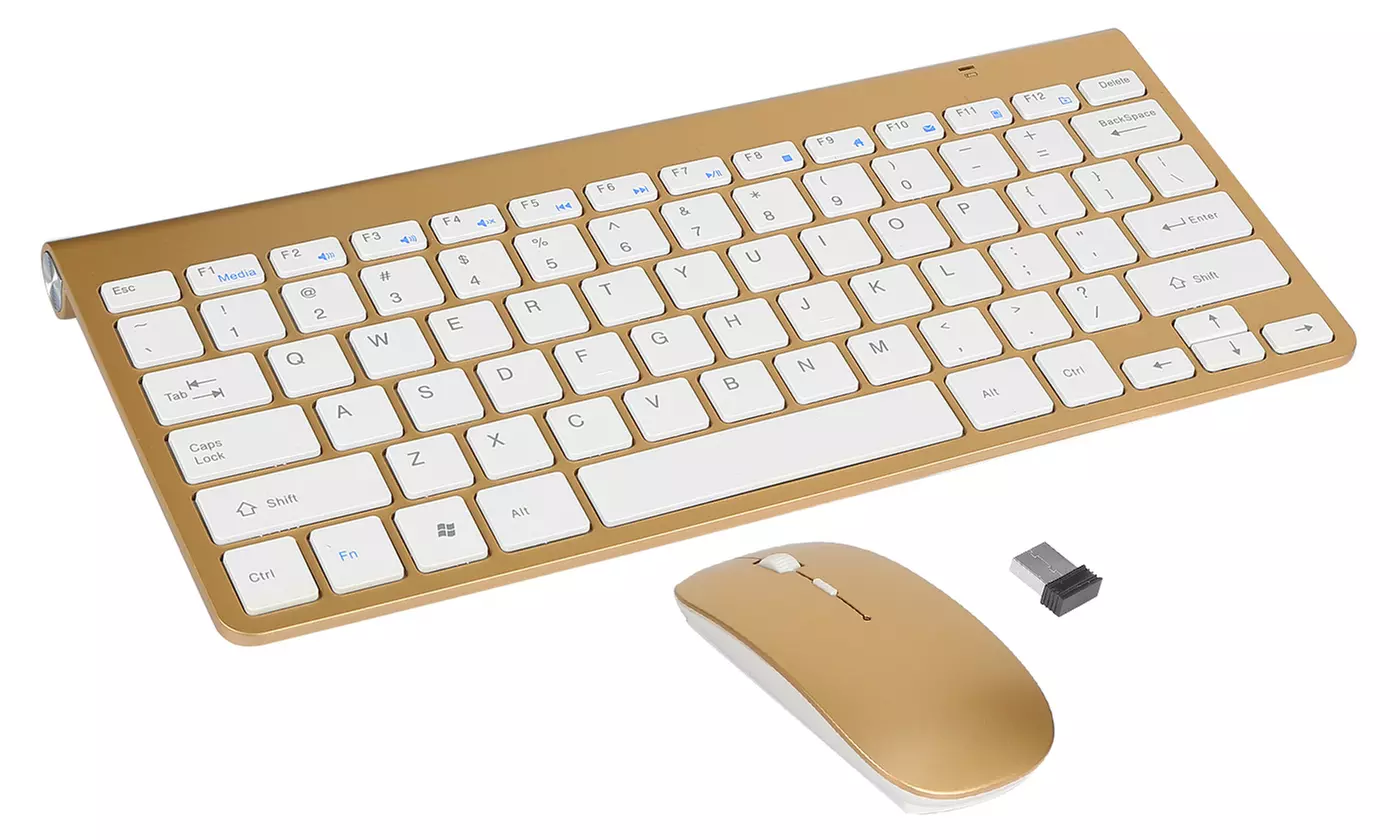 iMounTEK 2.4GHz Ultra Thin Wireless Keyboard & Mouse Combo with USB Receiver - Second Medium