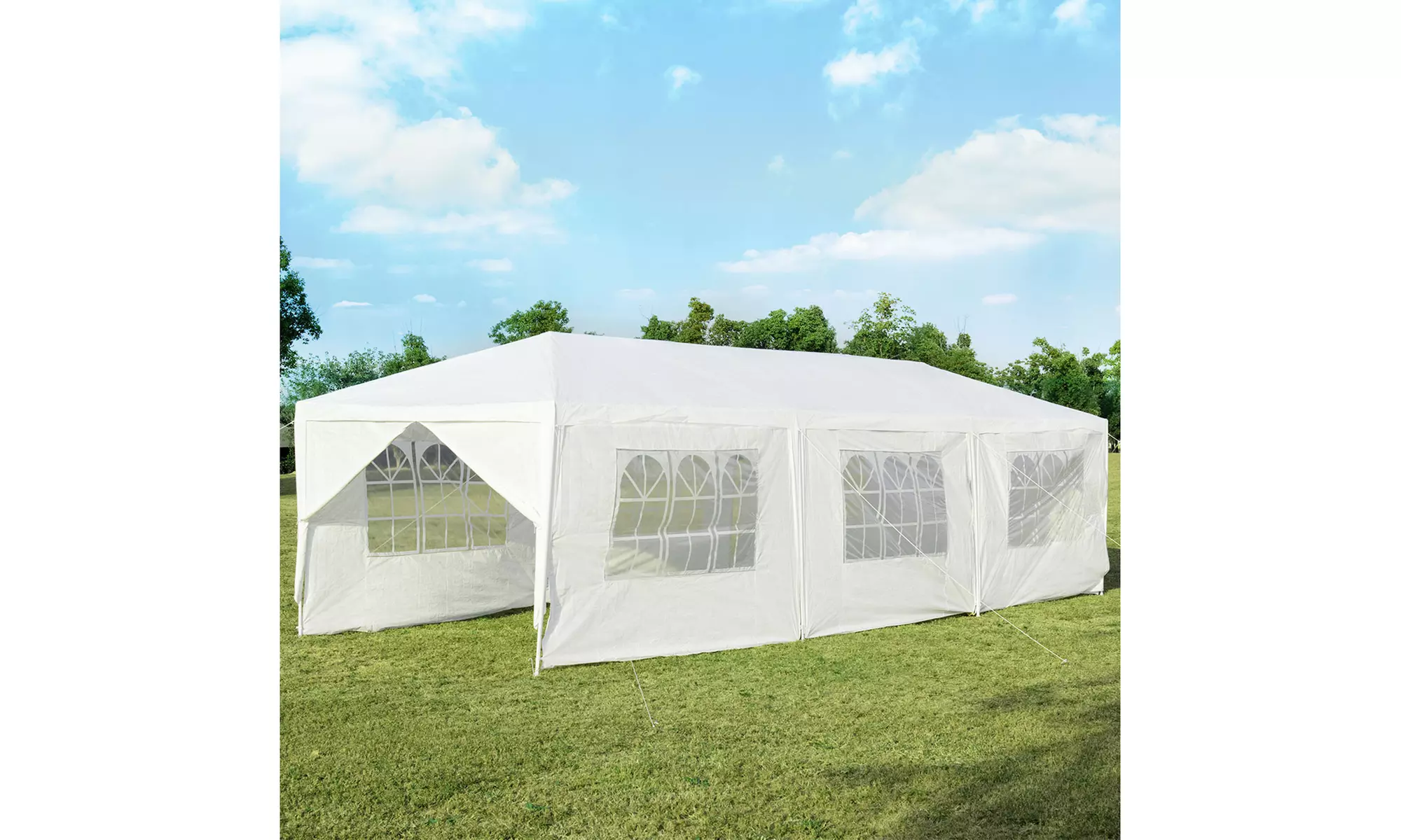 Costway 10'x30' Outdoor Party Wedding Tent Canopy Heavy duty Gazebo - Primary Image