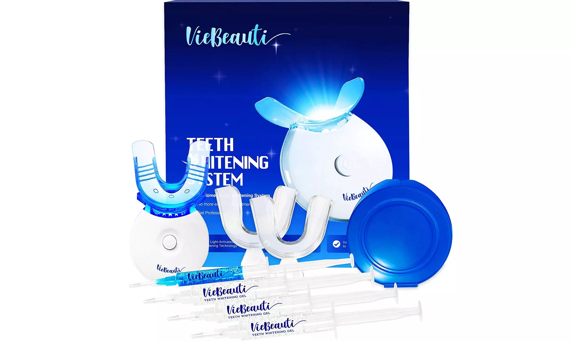 VieBeauti Premium Teeth Whitening Kit with LED Light, HISMILE - Primary Image
