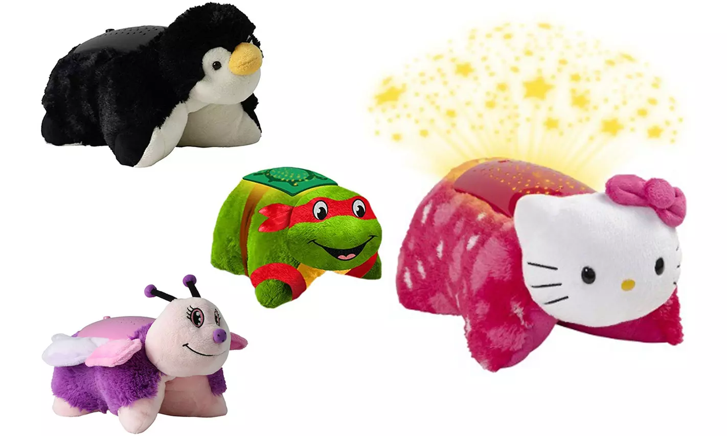 Stuffed Animal Plush Kids Bedtime Nap Toys Mini Pillow Pets Night Light Kid Room - Primary Image