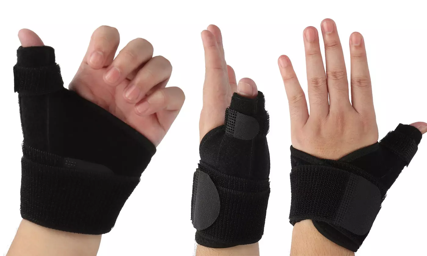 Arthritis Sprain Carpal Thumb Wrist Brace Support Splint Right Left Hand Pain