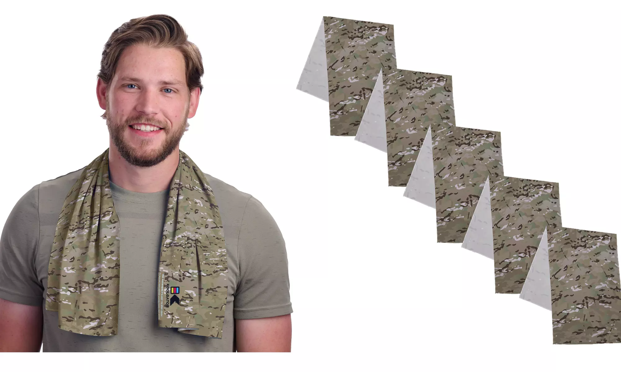 KOOLGATOR Dual Purpose SPF 30 Cooling Towel