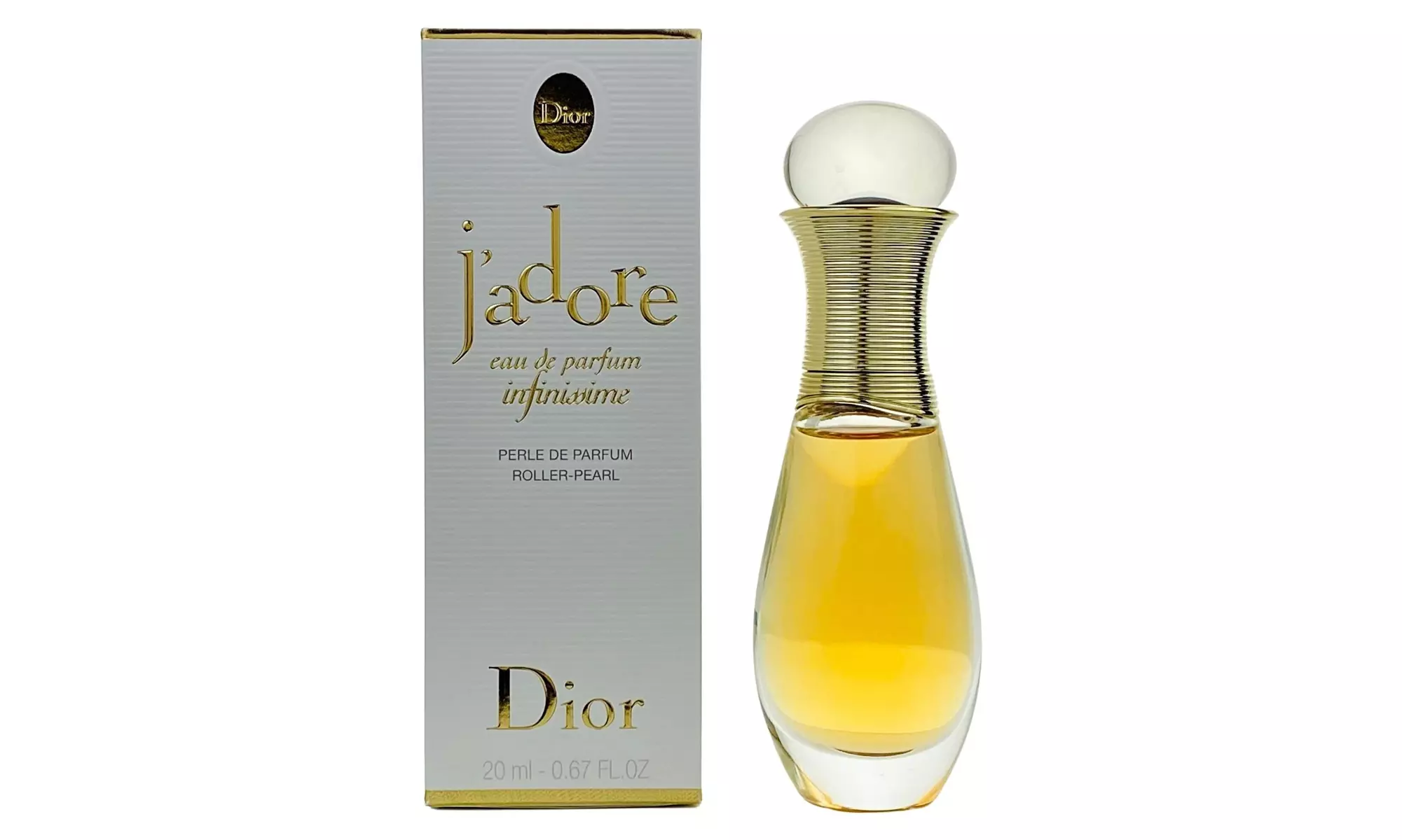 Dior J'adore Eau De Parfum Infinissime for Women 0.67 oz / 20 ml - Roller-Pearl - Primary Image