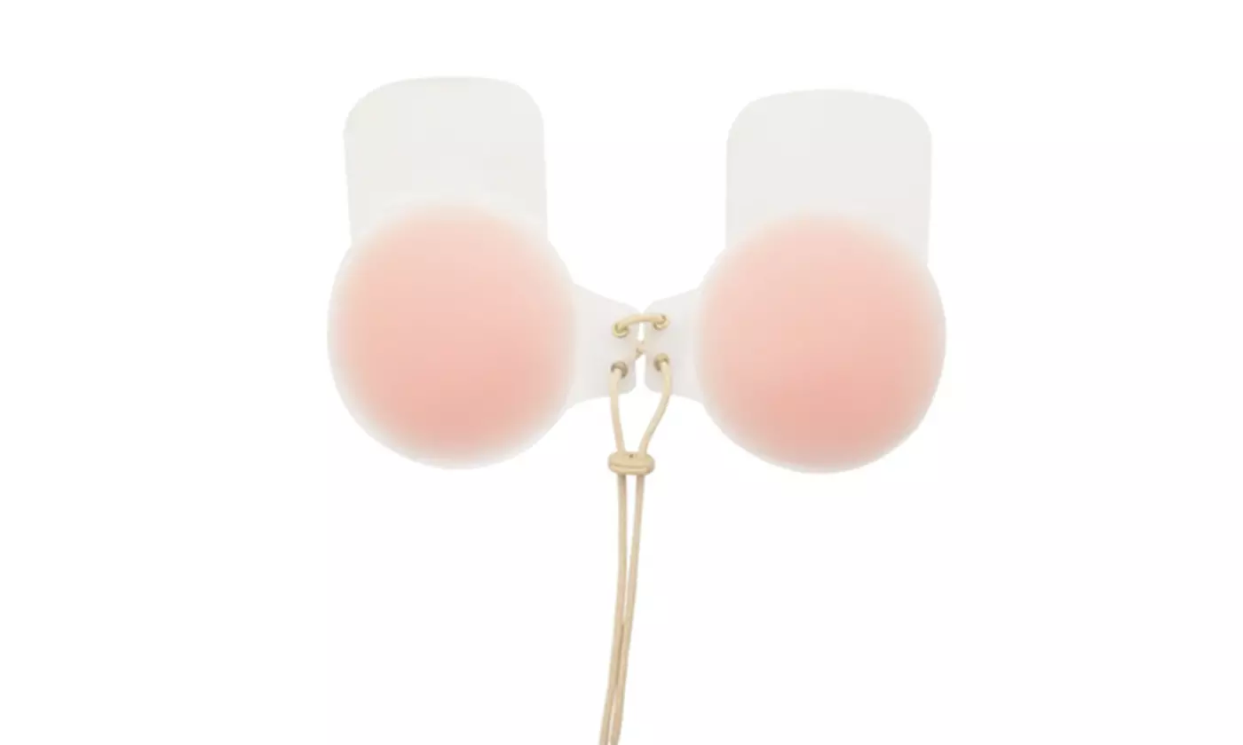 Silicone Invisible Gel Bras Sticky Strapless Nipple Cover Push-Up Bras 