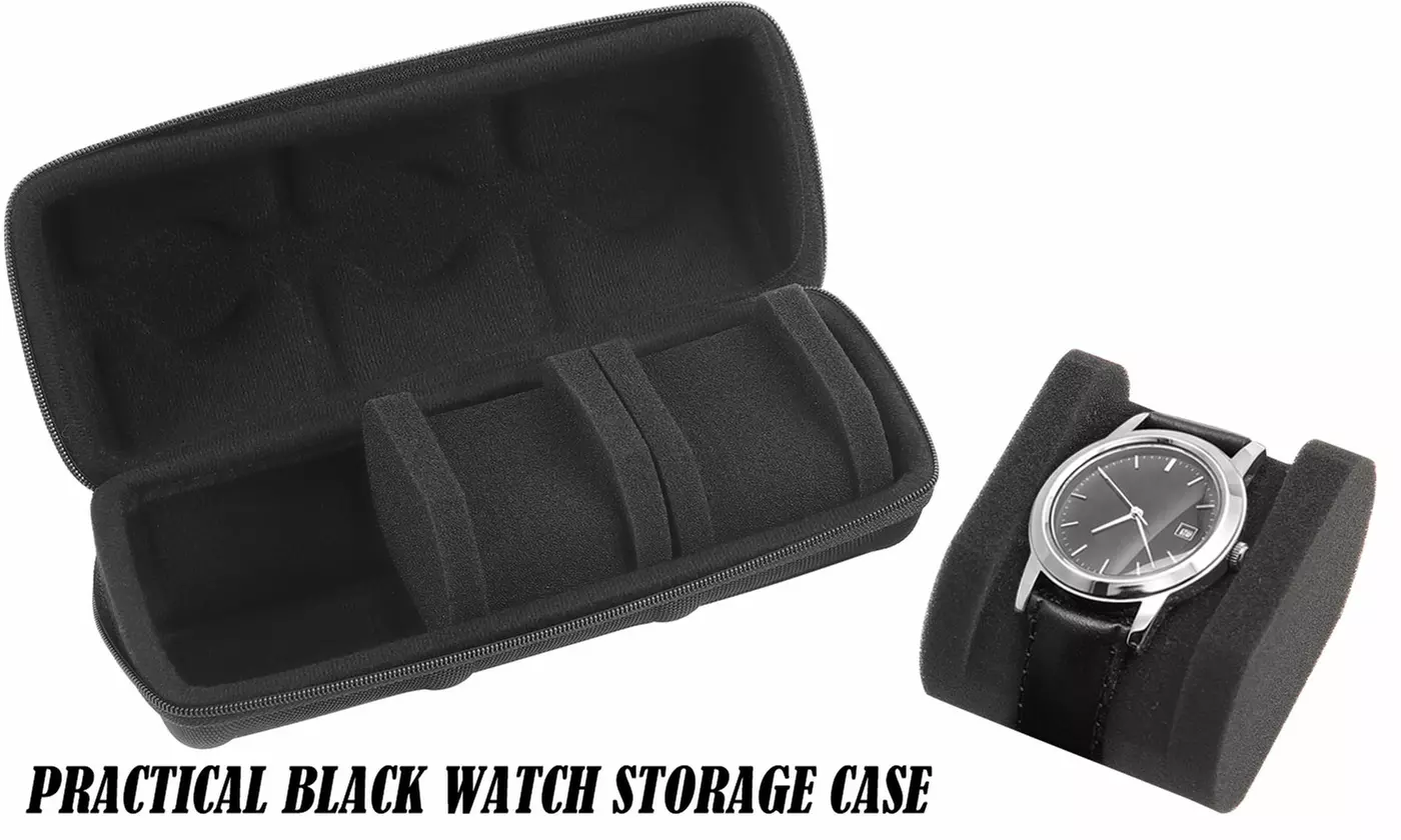 3 or 5 Slots Travel Watch Roll Case Wristwatch Display Case Watch Storage Box