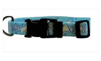 Yellow Dog Design PFCB100TC Puppy & First Collar Blue Standard 