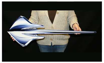 image for C7 Corvette Stingray Wall Emblem Large Metal Art 2014 and Newer
