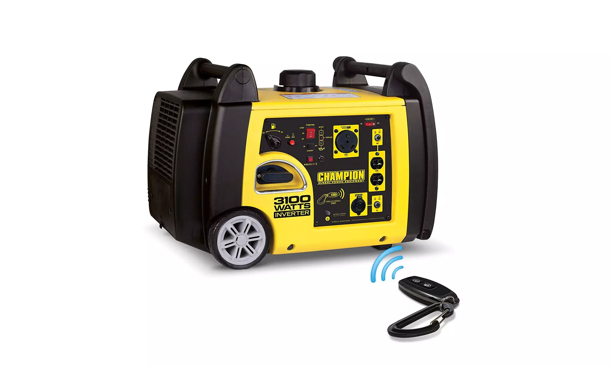 Champion 75537i 2800-3100 Watt Portable Gas-Powered Remote Start Generator - Second Medium