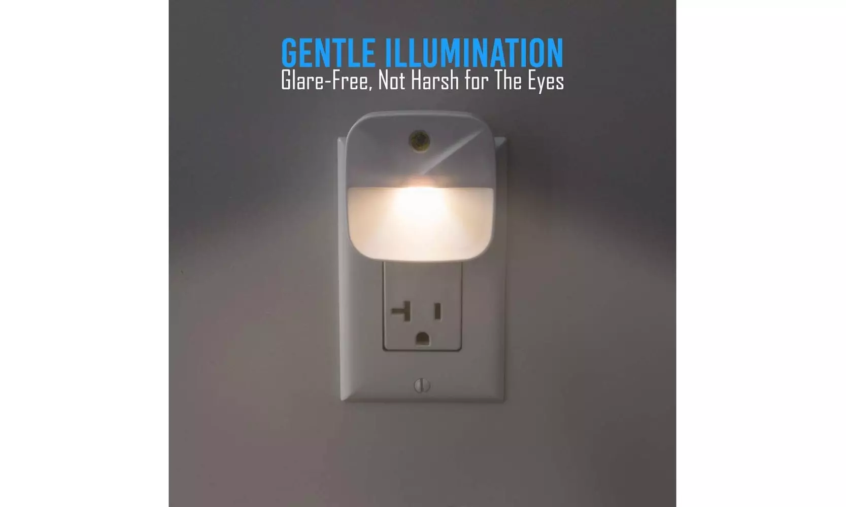 6 Pack Motion Sensor Plug In Lights - Second Medium