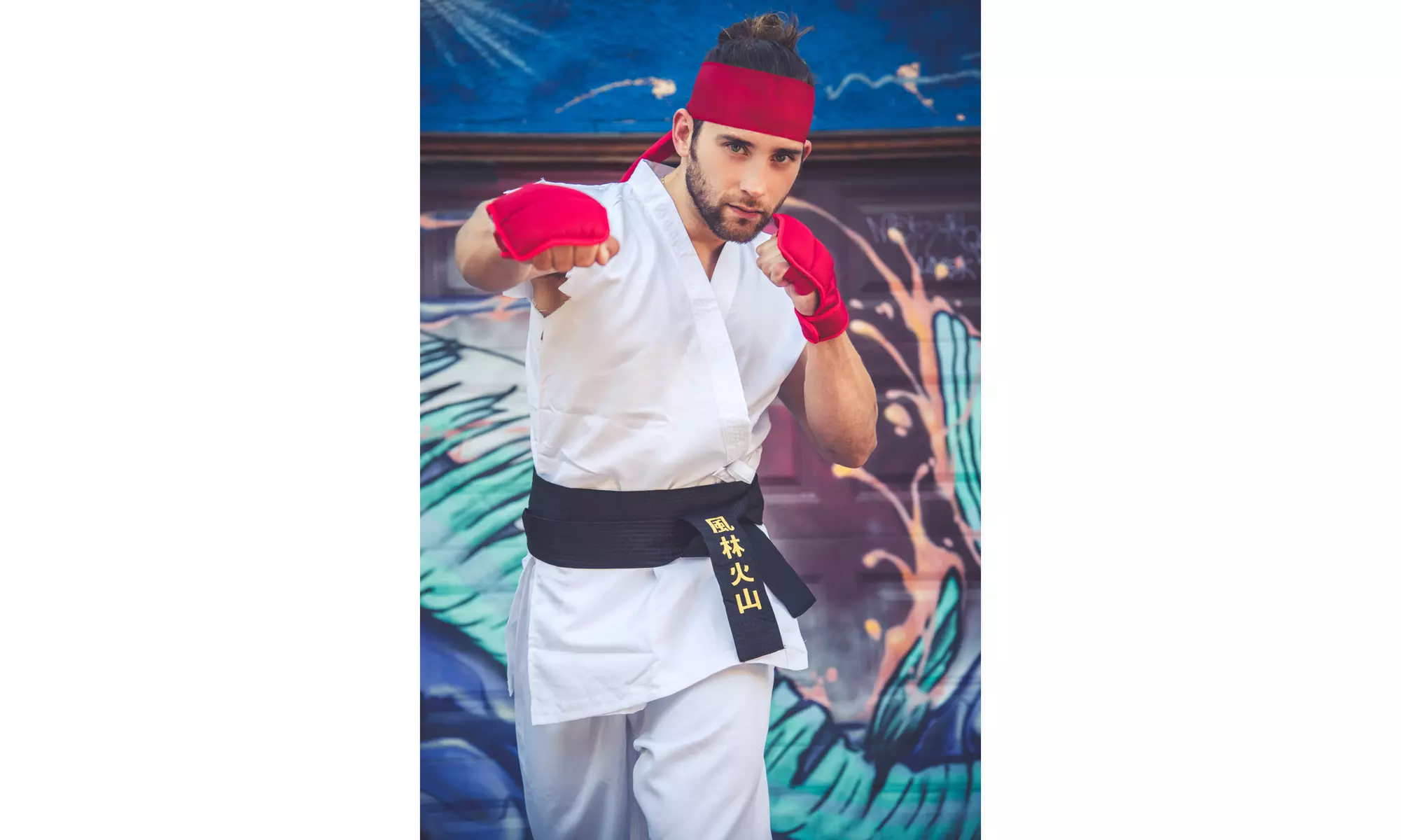 Leg Avenue Men's Street Fighter Ryu Costume - Second Medium