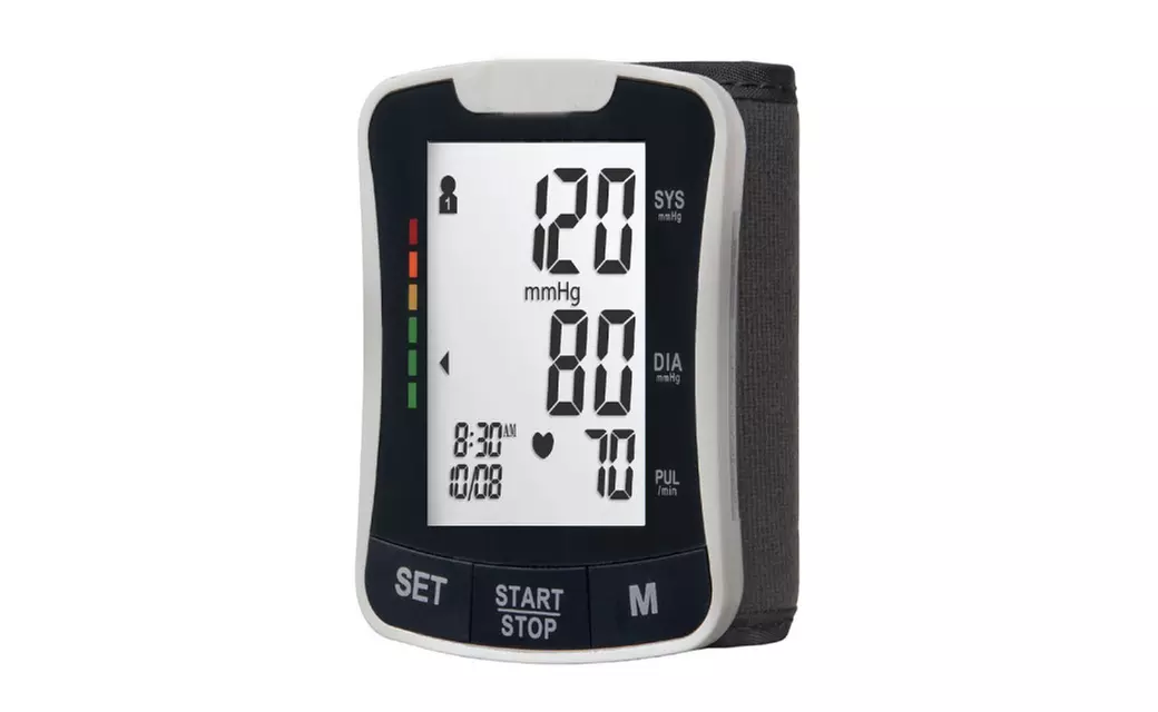 Slight Touch Fully Automatic Wrist Digital Blood Pressure Cuff Monitor - Primary Image