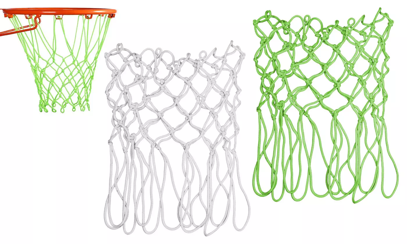 Nightlight Glowing Light Sun Powered Basketball Hoop Net Shoots Training