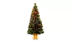 60" Fiber Optic Radiance Fireworks Tree with Top Star Gold LED Base