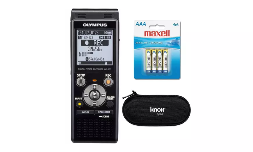 Olympus WS-853 Digital Voice Recorder and offers Balancer Multifunction True Stereo Mic