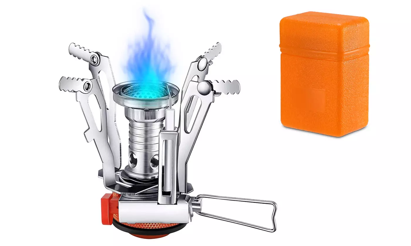 iMounTEK Portable Butane Gas Stove with Piezo Ignition and Burner