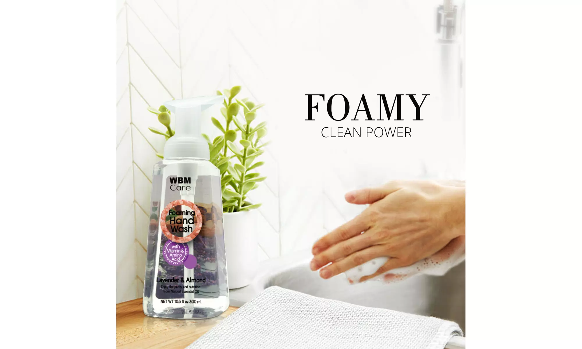 Foaming Hand wash - 3 PACK  WBM Care - Second Medium
