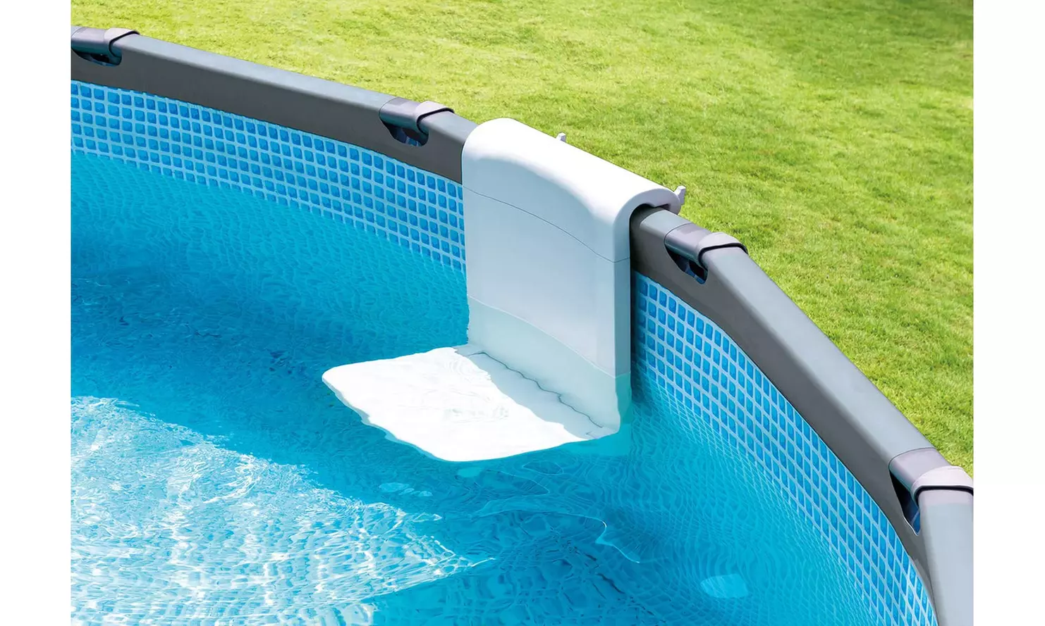 Intex Pool Bench, Fold Up Bench, Fits All Frame Pools 33" - Primary Image