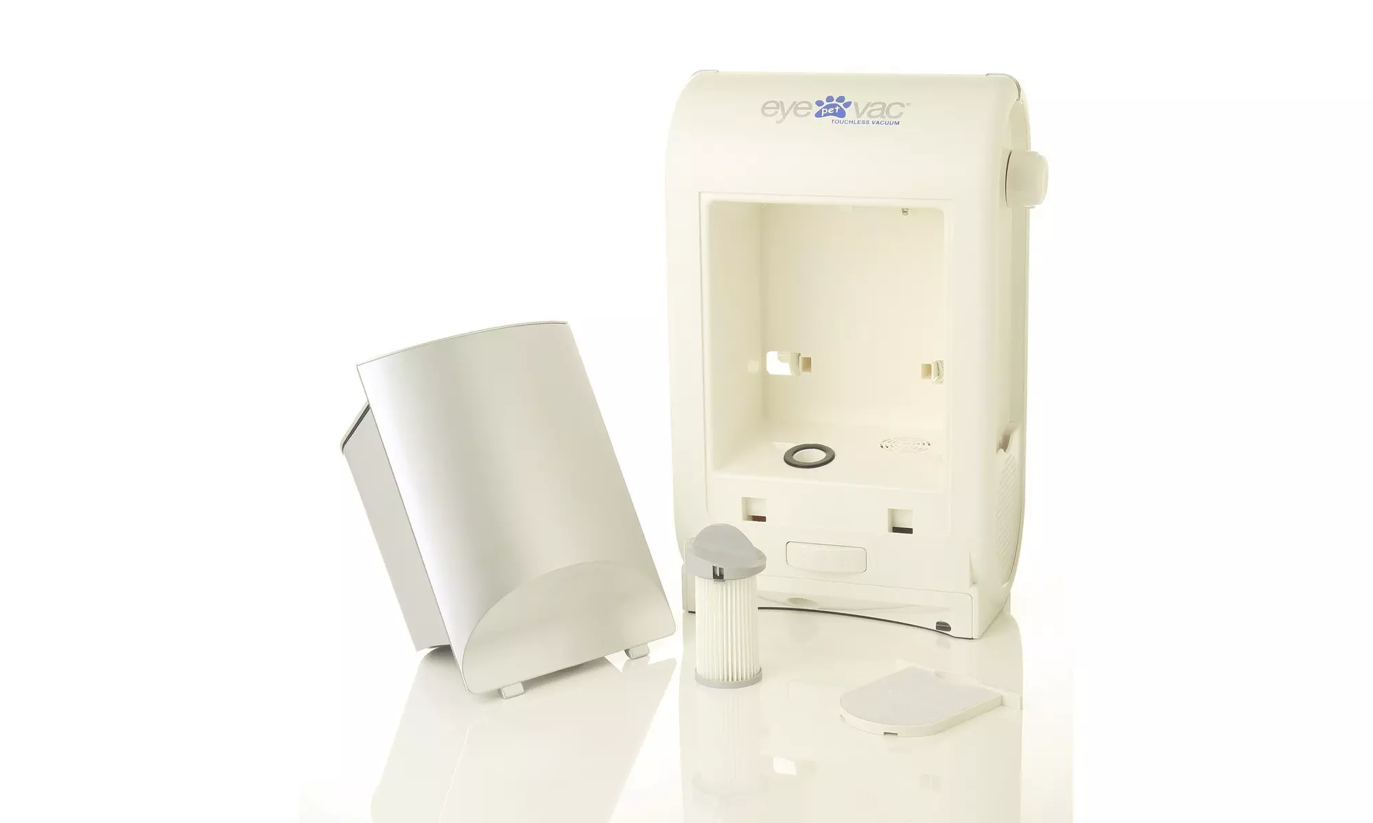 NEW - EyeVac Professional Touchless Stationary Vacuum, White Pet Edition - Second Medium
