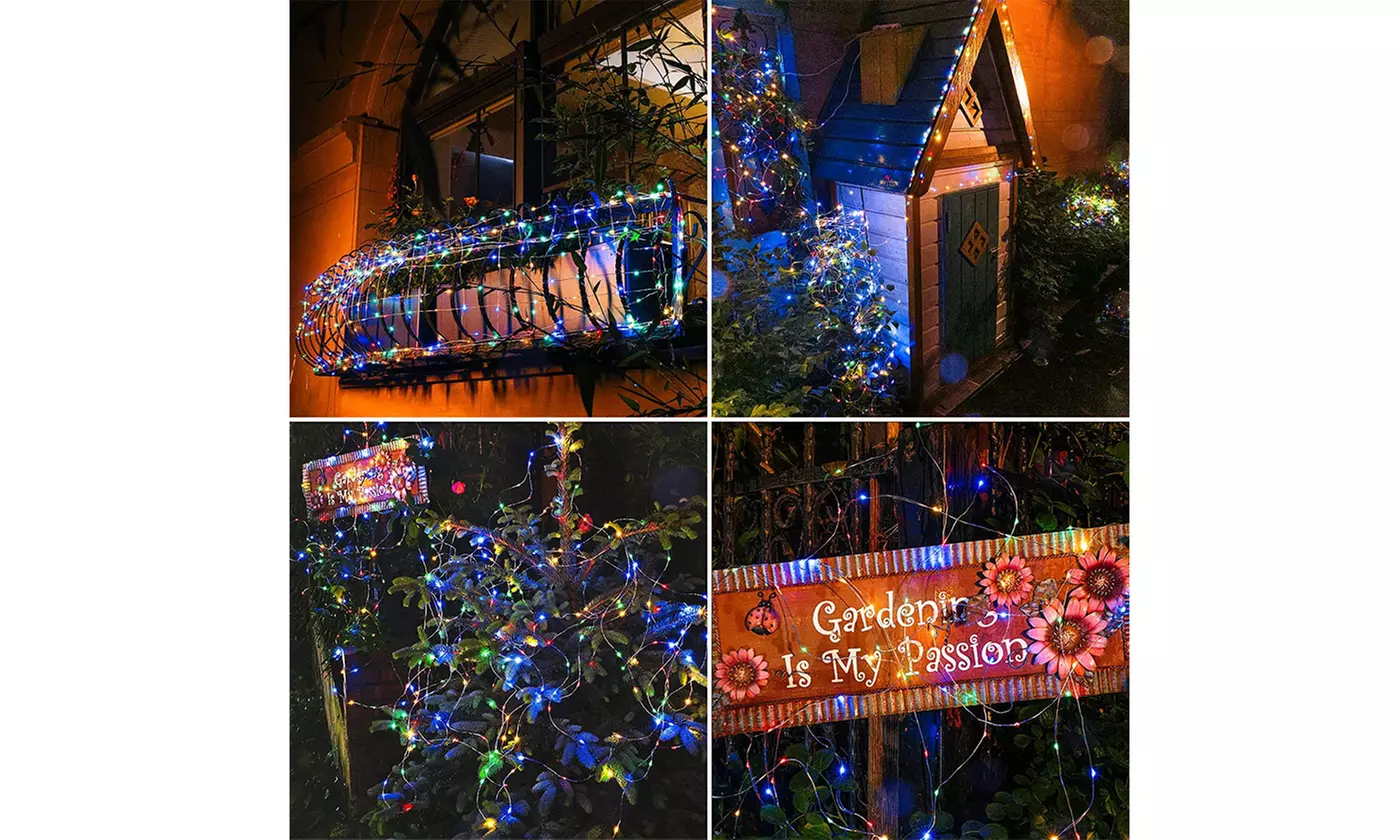 200 Led Solar String Lights Waterproof Fairy Lights for Patio Trees Christmas