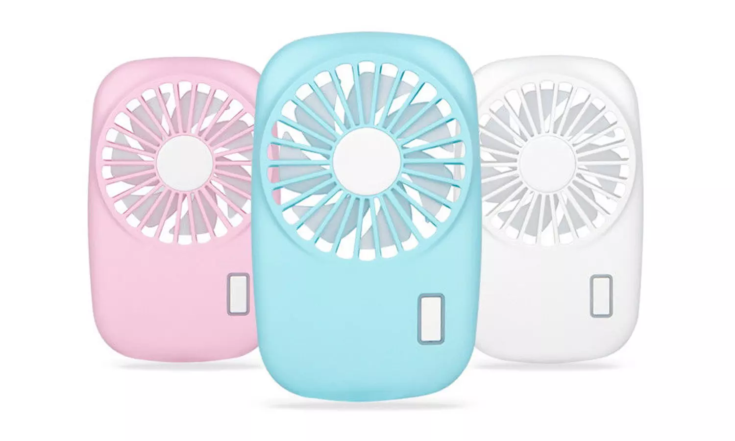 Mini Portable USB Rechargeable Hand Held Air Conditioner Summer Cooler Fan - Primary Image