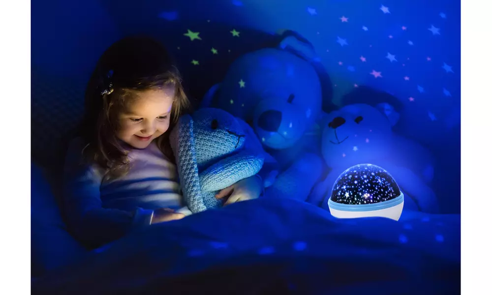 Kids' Rotating Starry Sky Projection Night Light - Primary Image
