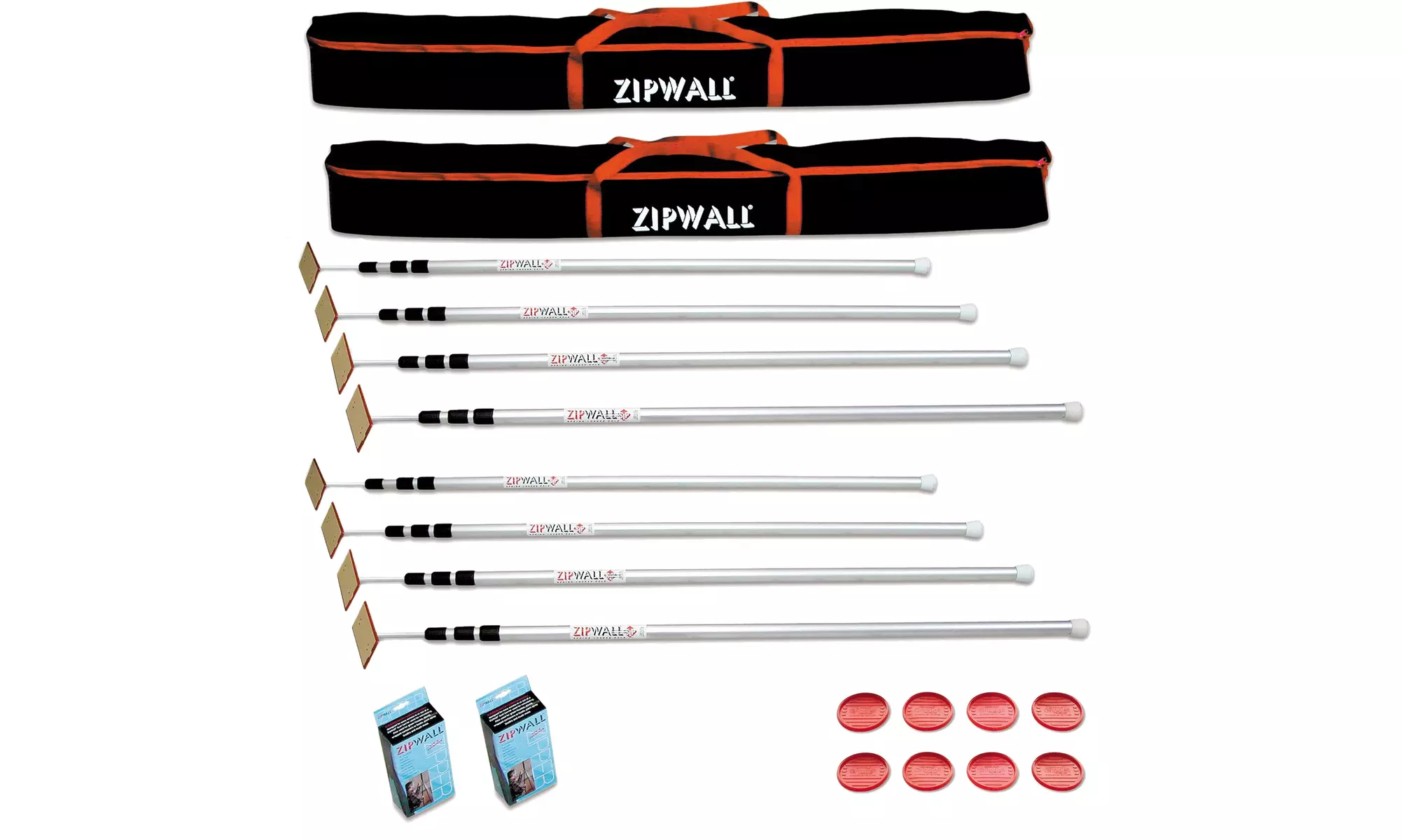 ZipWall 12 SLP4 12-Foot Spring-Loaded Poles for Dust Barriers (2-Pack) - Primary Image