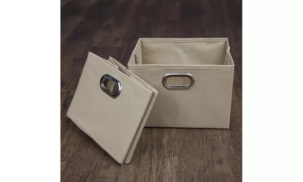 Furinno LACi 28"x11" 4-Bins Storage System Rack - Second Medium