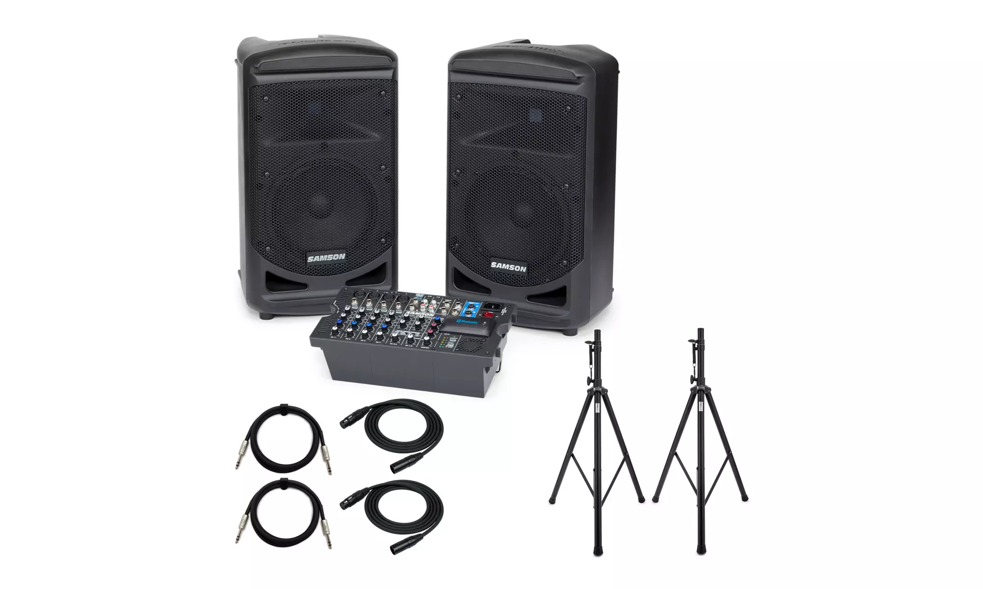 Samson Expedition XP800B 8-channel 800W Portable PA System with Accessories - Primary Image