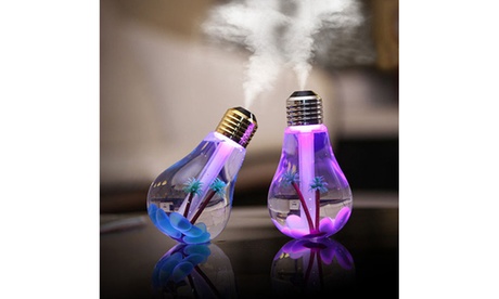 Mini USB Bulb Aromatherapy Diffuser With LED Lights Gold